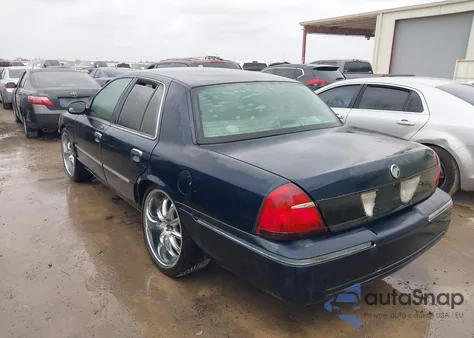 2000 Mercury Grand Marquis Ls z USA, uszkodzony, nr VIN 2MEFM75W7YX736790